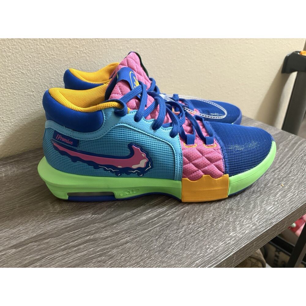 NEW Nike LeBron Witness 8 I Promise School Mens Sz 12 Multicolor HJ2962-900 IPS
